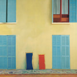 DAVID HOCKNEY Two Deckchairs, Calvi, 1985