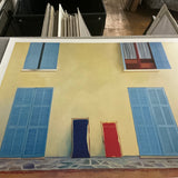 DAVID HOCKNEY Two Deckchairs, Calvi, 1985