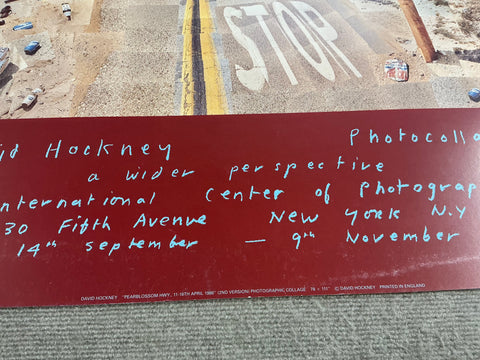 DAVID HOCKNEY Pearblossom Highway, 1986