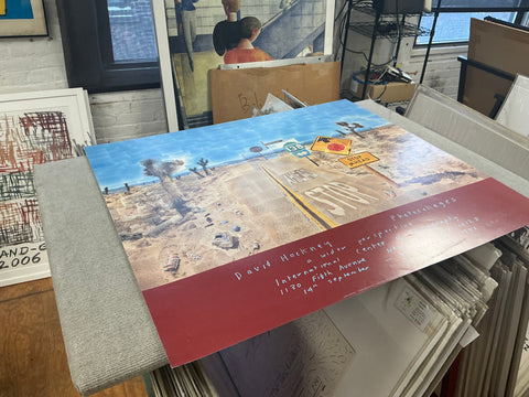 DAVID HOCKNEY Pearblossom Highway, 1986