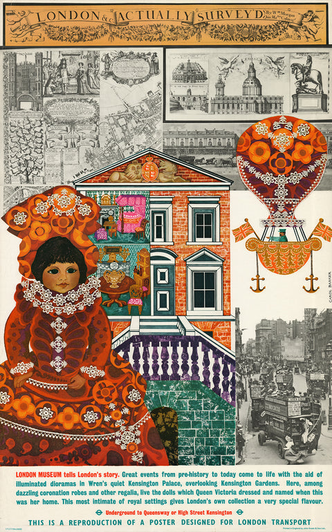 CAROL BARKER London Museum tells London's Story, 1970