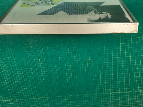 RICHARD PETTIBONE Appropriation print with Andy Warhol, Frank Stella, and Roy Lichtenstein, 1970 - Signed