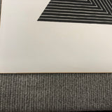 RICHARD PETTIBONE Appropriation print with Andy Warhol, Frank Stella, and Roy Lichtenstein, 1970 - Signed