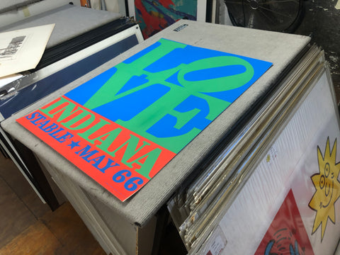 ROBERT INDIANA LOVE-Stable, 1971