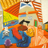 DAVID HOCKNEY Montcalm Interior at Seven O'Clock, 1988