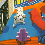 DAVID HOCKNEY Montcalm Interior at Seven O'Clock, 1988