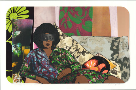MICKALENE THOMAS Afro Goddess Looking, 2025 - Signed