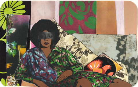 MICKALENE THOMAS Afro Goddess Looking, 2025 - Signed