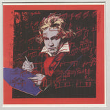 ANDY WARHOL Beethoven- Blue Book, 1989