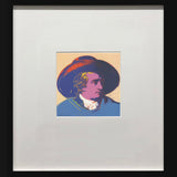 ANDY WARHOL Goethe Red Hat, Blue Coat, 1993