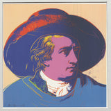 ANDY WARHOL Goethe Red Hat, Blue Coat, 1993