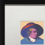 ANDY WARHOL Goethe Red Hat, Blue Coat, 1993