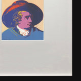 ANDY WARHOL Goethe Red Hat, Blue Coat, 1993