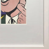 ROY LICHTENSTEIN Half Face with Collar, 1993