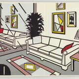 ROY LICHTENSTEIN Interior with Mirrored Wall, 1993