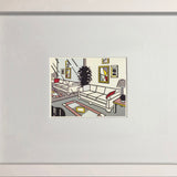 ROY LICHTENSTEIN Interior with Mirrored Wall, 1993