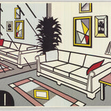 ROY LICHTENSTEIN Interior with Mirrored Wall, 1993