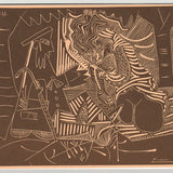 PABLO PICASSO Luncheon on the Grass Brown, 1972