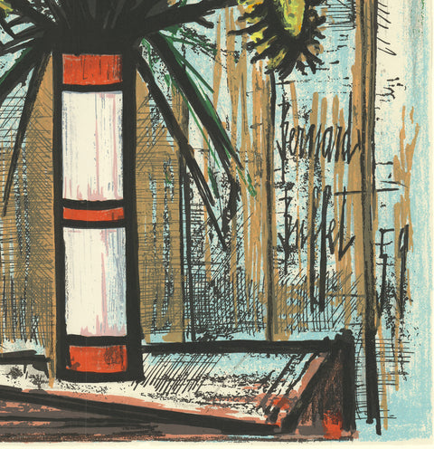 BERNARD BUFFET Sunflowers, 1975