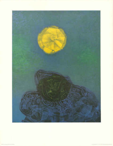 MAX ERNST Ursachen Der Sonne, The Sun (No Text), 1989