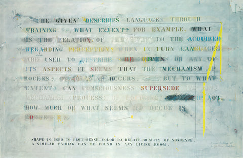 JASPER JOHNS Arakawa, 1973