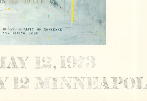 JASPER JOHNS Arakawa, 1973