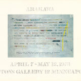 JASPER JOHNS Arakawa (Lg), 1973