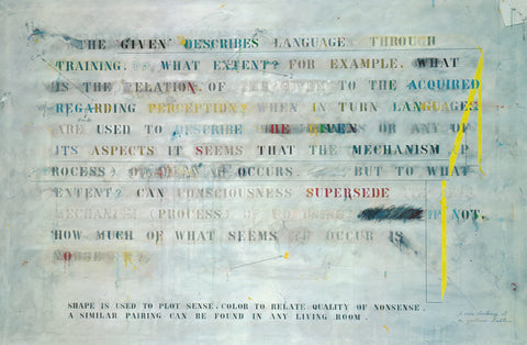 JASPER JOHNS Arakawa (Lg), 1973