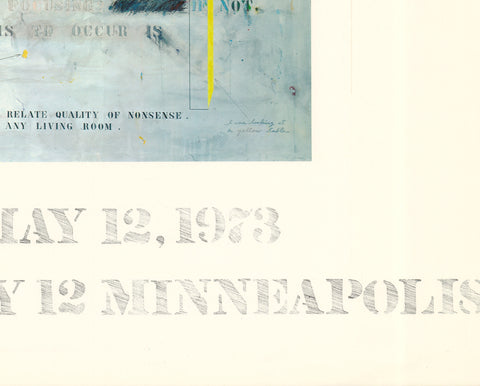 JASPER JOHNS Arakawa (Lg), 1973