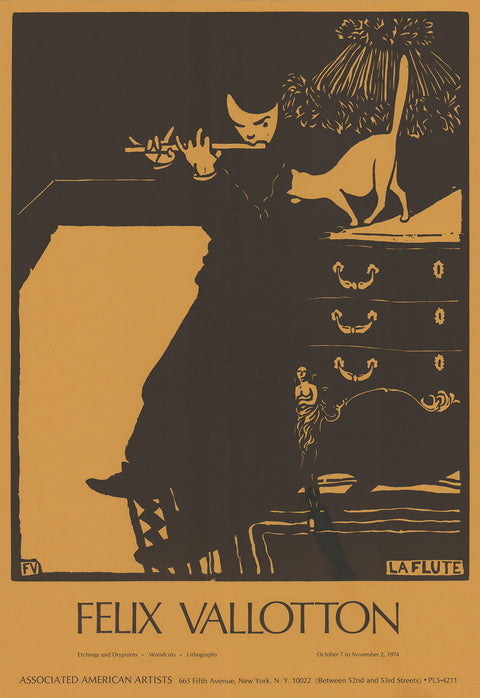 FELIX VALLOTTON La Flute, 1974