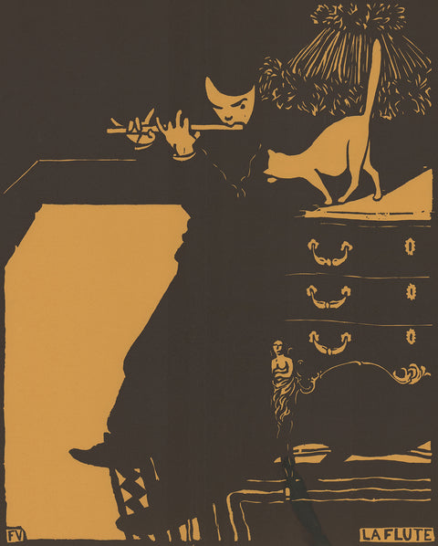 FELIX VALLOTTON La Flute, 1974