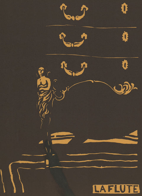 FELIX VALLOTTON La Flute, 1974