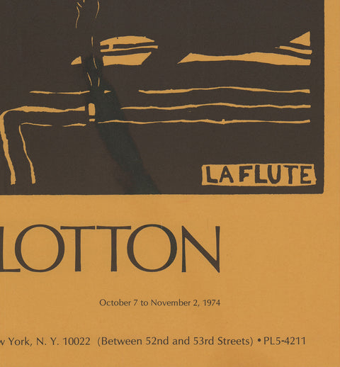 FELIX VALLOTTON La Flute, 1974