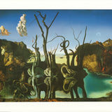 SALVADOR DALI Swans Reflecting Elephants, 1994