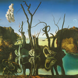 SALVADOR DALI Swans Reflecting Elephants, 1994