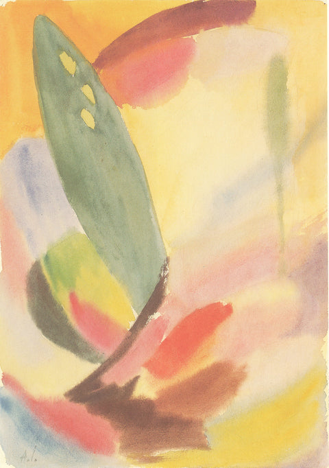 ALEXEJ VON JAWLENSKY Variation: Lonely Green Tree, 1998