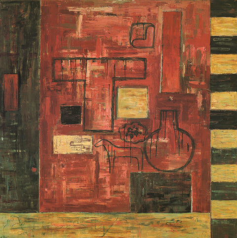 JAUNE QUICK-TO-SEE SMITH Gifts of Red Cloth, 1990