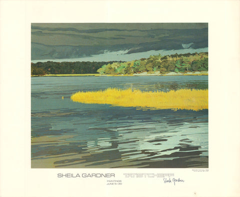 SHEILA GARDNER Before the Rain, 1982 - Signed