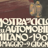 LEOPOLDO METLICOVITZ Bicycle and Automobile Exhibition