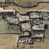 JOHNNY FRIEDLAENDER Landscape with Horses, 1959 - Signed