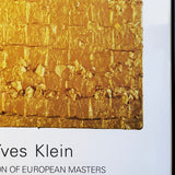 YVES KLEIN Gold Leaf on Panel, 1994