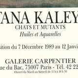 TANA KALEYA Cats and Mutants, 1990