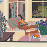 THOMAS MCKNIGHT Interior with Garden View