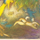 MARC CHAGALL Enlevement de Chloe (Abduction of Chloe), 1977