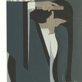 WILL BARNET "Combing" or "The Mirror", 1996 - Signed