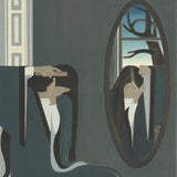 WILL BARNET "Combing" or "The Mirror", 1996 - Signed