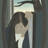 WILL BARNET "Combing" or "The Mirror", 1996 - Signed