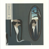 WILL BARNET "Combing" or "The Mirror", 1996 - Signed