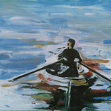 ROGER HERMAN In the Evening in a Boat, 1989