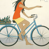 WILL BARNET The Blue Bicycle, 1978
